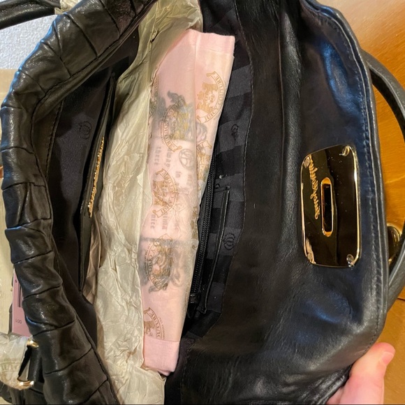 NWT Juicy Couture Narda Leather Quilted Bag Black - Picture 6 of 14